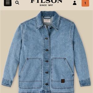Filson denim chore jacket barn coat